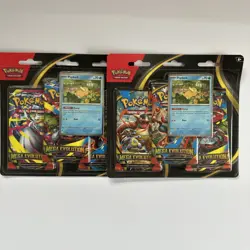 2 Pokemon TCG Mega Evolution 3 Pack Booster Blister Sealed Bundle New 🔥🔥 - Image 1
