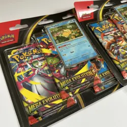 2 Pokemon TCG Mega Evolution 3 Pack Booster Blister Sealed Bundle New 🔥🔥 - Image 2
