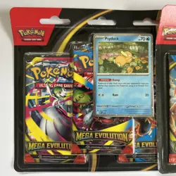2 Pokemon TCG Mega Evolution 3 Pack Booster Blister Sealed Bundle New 🔥🔥 - Image 5
