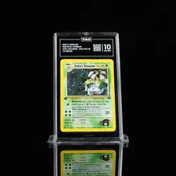 TAG 10 (959) 1st Edition Erika's Venusaur 4/132 Gym Challenge Pokemon Holo Rare - Image 1