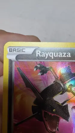 2012 Pokemon Black & White Rayquaza 128/124 Dragons Exalted Secret Rare NM - Image 3