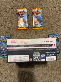 Pokemon TCG White Flare ETB Elite Trainer Box Scarlet Violet SEALED + 4 Packs - Image 4