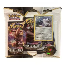 Pokemon TCG Sword & Shield Rebel Clash Duraludon Blister 3-Booster Packs NEW 820650806858 - Image 1