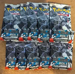 10X - Black Bolt Booster Packs Pokemon SV BLK Factory Sealed English - Image 1
