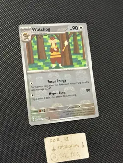 Pokemon White Flare - Watchog - 073/086 - MASTERBALL HOLO - M/NM - Image 3