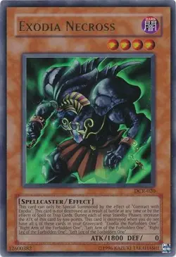 Yugioh! Exodia Necross - DCR-020 - Ultra Rare - Unlimited Edition Near Mint, Eng - Image 1