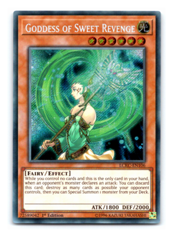 Goddess of Sweet Revenge - LCKC-EN106 - Secret Rare - 1st Edition - Yugioh - Image 1
