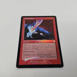 Overmaster Foil Card Torment MTG Magic the Gathering NM / M 104/143 Free Ship - Image 2