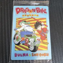 Trading Card Bulma & Son Goku Itajaga DRAGONBALL vol7 - Image 1