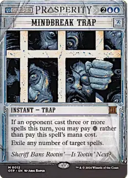 Mindbreak Trap - OTP Outlaws of Thunder Junction MtG TCG Card MYTHIC - Image 1