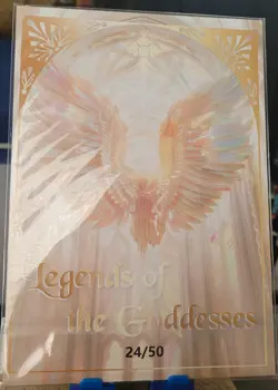 Hu Tao & Ayaka Genshin Summer Goddess A5 Art Board CCG Card Waifu #24/50 - Image 3