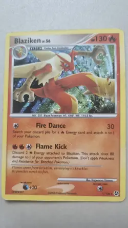 Pokemon Card Lot of 6: Combusken, Linoone, Delibird, Blaziken, Claydol,Slugma - Image 5
