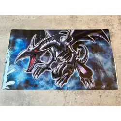 Red Eyes Dragon Playmat TCG CCG Playmat Trading Card Game Mat - Image 1