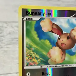 Buneary 86/146 Reverse Holo Diamond & Pearl Legends Awakened Pokemon TCG Card - Image 4