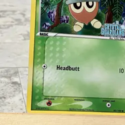 Pokemon TCG Card ex Crystal Guardians Seedot 60/100 Holo Stamped - Image 4