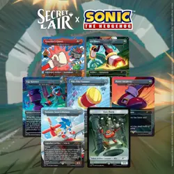 MTG Secret Lair x Sonic: Turbo Gear Non-Foil Edition - Image 1