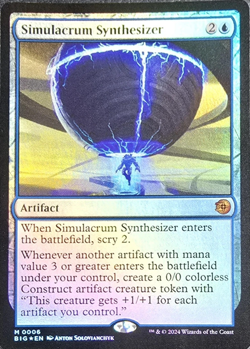 Simulacrum Synthesizer Outlaws of Thunder Junction: Big Score Foil MTG NM MYTHIC - Image 1