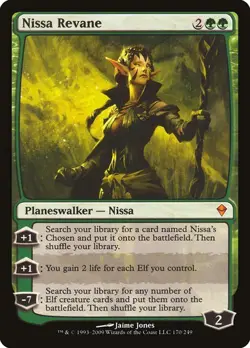 MTG - Nissa Revane - Zendikar - Magic the Gathering - Image 1