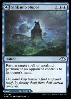 Sink into Stupor / Soporific Springs - Modern Horizons 3 MH3 0241 MTG TCG Card - Image 1