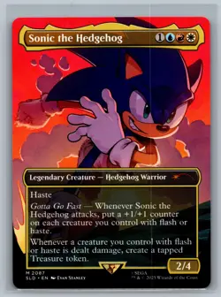 Magic MTG Secret Lair Drop Series Sonic the Hedgehog #2087 TCG CCG - Image 1