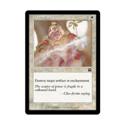 WOTC MtG Mercadian Masques Disenchant (C) (Foil) VG - Image 1