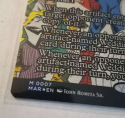 MTG Wedding Ring, Symbiote spider-man, Doc Ock, Evil Inventor, Urban Retreat. - Image 3