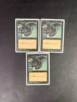 3 x Dark Ritual - 4th Edition - MTG Magic the Gathering - HP - Image 1