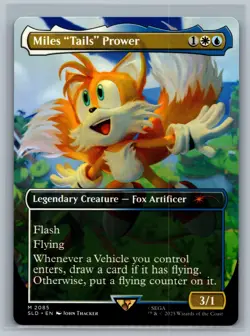 Magic MTG Secret Lair Drop Series Miles "Tails" Prower #2085 TCG CCG - Image 1
