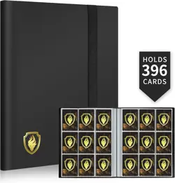 396 Pocket Card Binder for MTG, TCG & Sports Cards - Sleek Black Design - Image 3