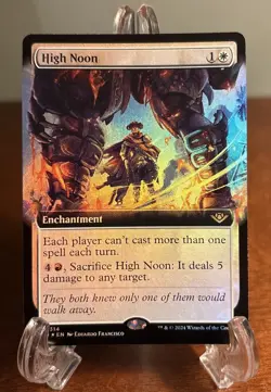 MTG High Noon Extended Art R 0314 Foil Outlaws of Thunder Junction OTJ NM Magic - Image 1