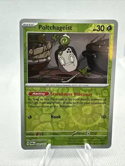 Poltchageist - 020/167 Twilight Masquerade REVERSE Holo Pokemon - NM/MINT - Image 1
