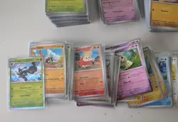 Pokemon Bulk Job Lot Commons with Holos & Reverse - Paldea Evolved 300 + Cards - Image 3