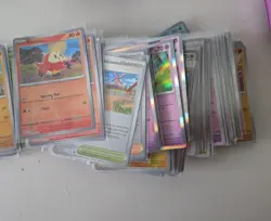 Pokemon Bulk Job Lot Commons with Holos & Reverse - Paldea Evolved 300 + Cards - Image 4