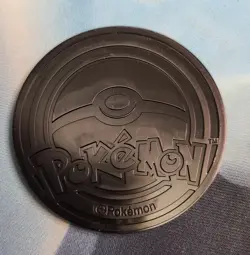 Pokemon Jumbo Coin - Alcremie Pink Purple Rainbow Sparkle Holo - Image 2