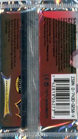 G1N Factory Sealed Pokemon Neo Genesis Unlimited Booster Pack FACTORY SEALED 2 - Image 4