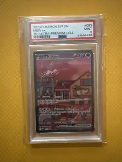 2023 POKEMON SV BLACK STAR PROMOS #053 MEW EX 151 ULTRA PREMIUM COLLECTION PSA 9 - Image 1
