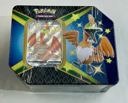 NEW! Pokemon TCG Shining Fates Tin - Cramorant V - Factory Sealed 820650829505 - Image 1