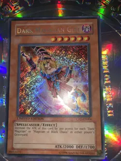 YuGiOh! Dark Magician Girl CT2-EN004 Secret Rare Limited Edition NM - Image 5