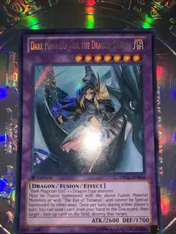 YuGiOh! Dark Magician Girl The Dragon Knight DRLG-EN004 Secret Rare 1st Edtn NM - Image 5