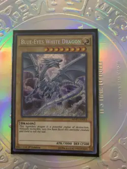 Yugioh! Blue-Eyes White Dragon MVP1-ENS55 Secret Rare 1st Edition NM - Image 1
