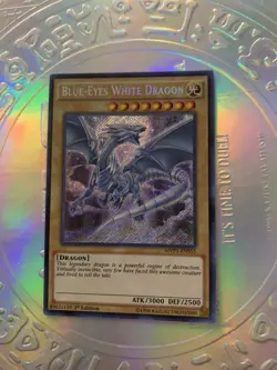 Yugioh! Blue-Eyes White Dragon MVP1-ENS55 Secret Rare 1st Edition NM - Image 2
