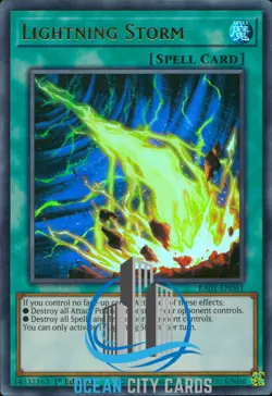 Yugioh Lightning Storm RA01-EN061 / KICO-EN057 Ultra Rare 1st Edition - Image 1