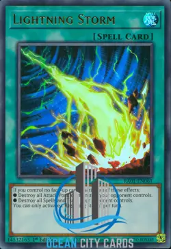 Yugioh Lightning Storm RA01-EN061 / KICO-EN057 Ultra Rare 1st Edition - Image 3