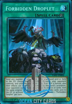 Yugioh Forbidden Droplet RA01-EN064 Collector'S Rare 1st Edition - Image 1