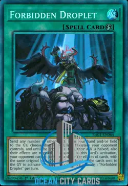 Yugioh Forbidden Droplet RA01-EN064 Collector'S Rare 1st Edition - Image 3