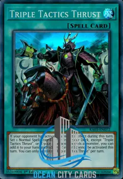 Yugioh Triple Tactics Thrust RA03-EN072 Super Rare 1st Edition - Image 1