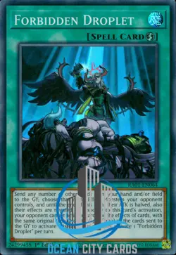 Yugioh Forbidden Droplet RA01-EN064 Super Rare 1st Edition - Image 3