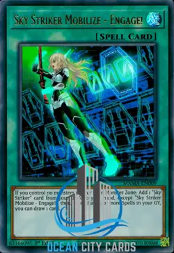 Yugioh Sky Striker Mobilize - Engage! MAMA-EN009 Ultra Rare 1st Edition - Image 3