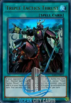 Yugioh Triple Tactics Thrust RA03-EN072 / MZMI-EN084 Ultra Rare 1st Edition - Image 1