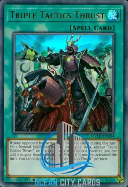 Yugioh Triple Tactics Thrust RA03-EN072 / MZMI-EN084 Ultra Rare 1st Edition - Image 3